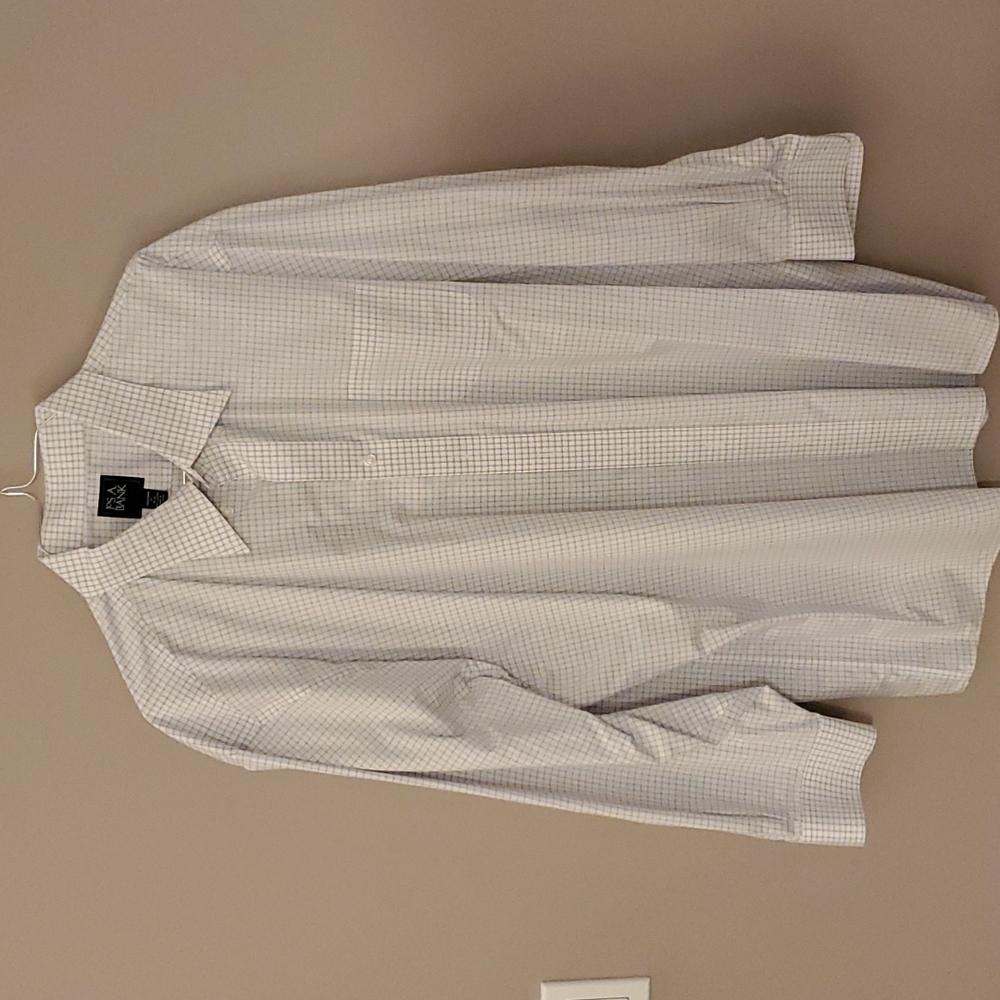 Jos A Bank Traveler Dress Shirt Size 19